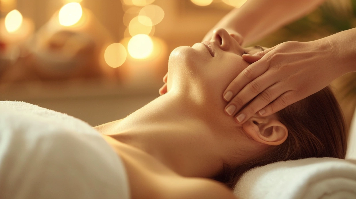Reflexología y tratamiento facial terapéutico profesional